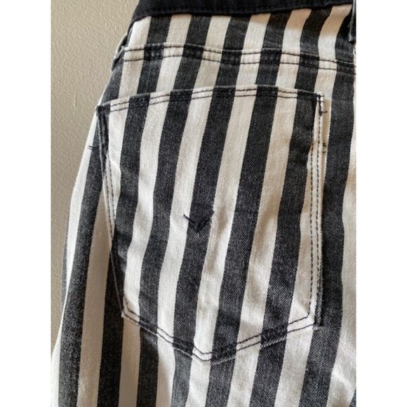 Hudson black and white striped jeans Size 27 GUC Not spots or stains - Picture 4 of 6